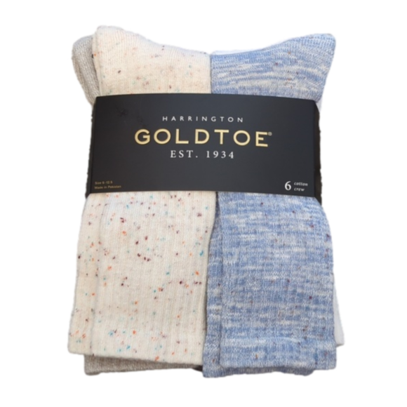 Gold Toe Other Mens Goldtoe 6 Pack Harrington Crew Socks Poshmark